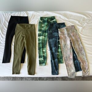 ALL 5 bundle - Fabletics Powerhold leggings 5 pairs XS